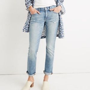Madewell Slim Boyjean in Carlson Wash Spring 2019